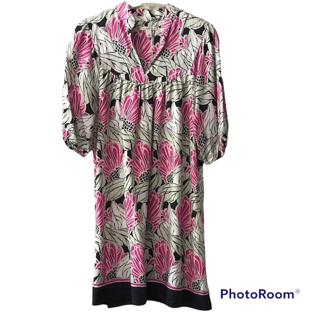 Banana Republic 100% Silk Floral Dress